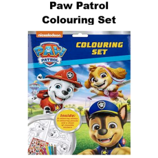Paw Patrol Colouring Set